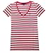 Ralph Lauren Women's V-neck Cotton Striped Tee
