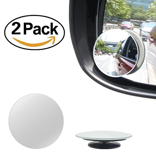 SEG Direct Pack of 2 Blind Spot Circle Mirror Universal Fit for Car Truck SUV