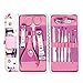 Okbool 12pcs Flower Stainless Steel Nail Clipper Care Personal Manicure & Pedicure Set Travel & Grooming Kit