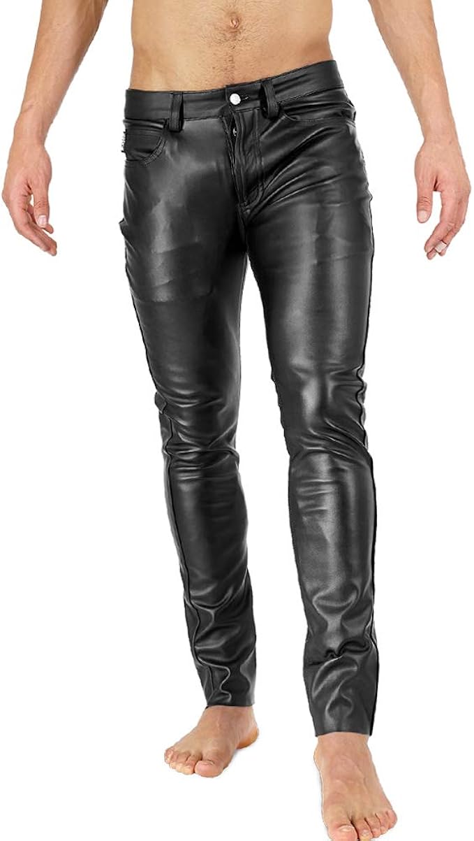 bockle leather jeans