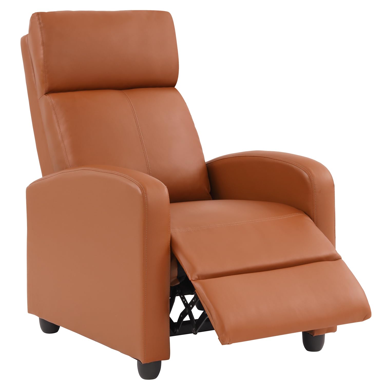 Photo 1 of **2 DAMAGED LEGS**BestMassage | Recliner Chair | No Massage Function | Pu Tan | with Lumbar Support, Adjustable Push Back, Wide Armrests, Footrest & Padded Seat | Easy Assembly | for Living Room, Home Theatre
