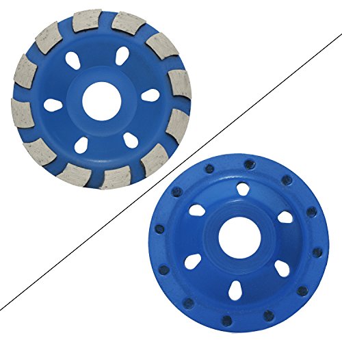 UPC 764276393616, Ocr 4&quot; Diamond Grinding Cup Wheel Turbo Cup Disc Grinder for Granite Marble Concrete (Blue 12segs)