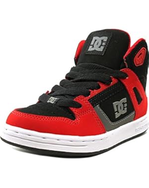 Shoes Rebound High Youth Round Toe Suede Red Skate Shoe