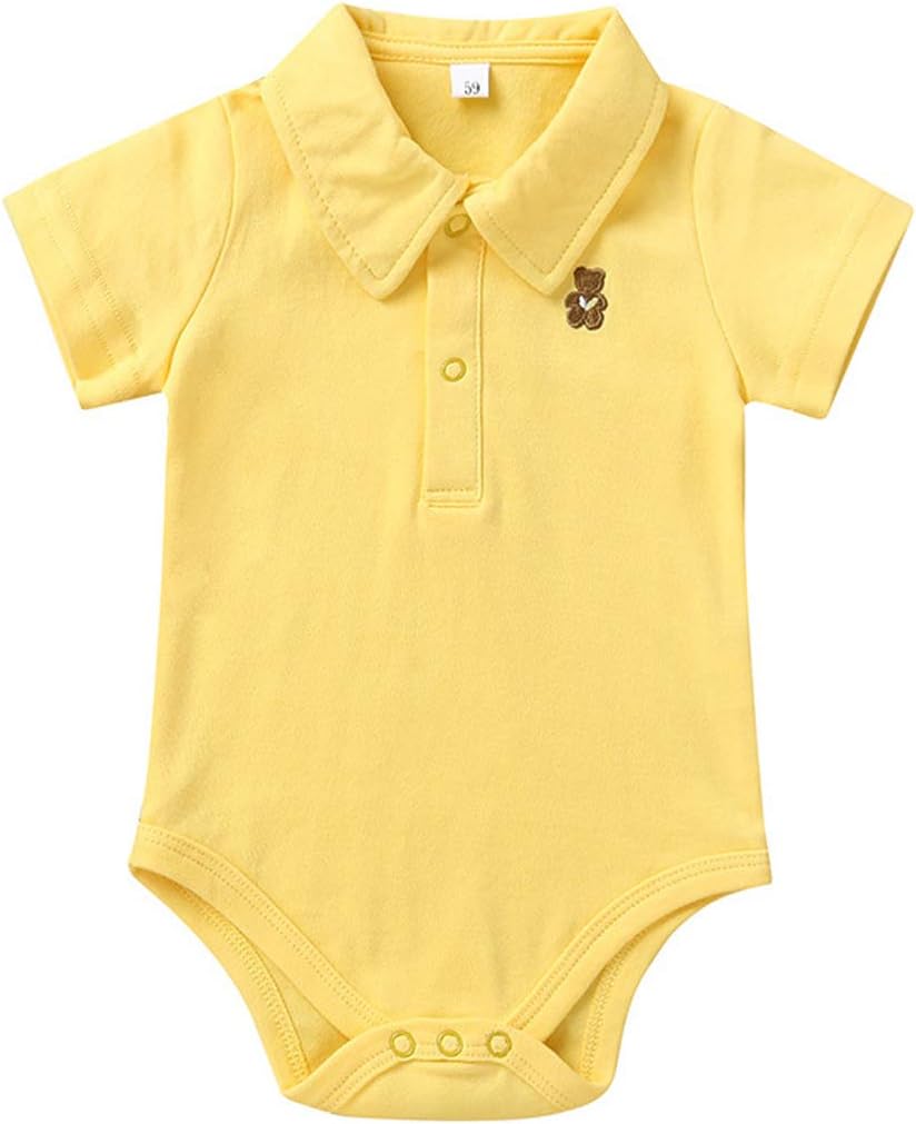 yellow polo jumpsuit
