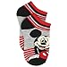 Mickey Mouse Little Boys 6 pack Socks (2-4 (Shoe: 4-7), Blue/Red/Black Mickey)