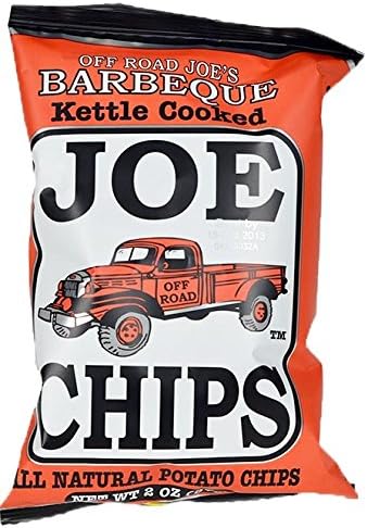 Joe Chips, Kettle Cooked, Small Batch, Barbeque, 2 oz, (12 Pack)