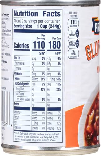 PROGRESSO GLUTEN FREE, MINESTRONE SOUP, 14.3 OZ