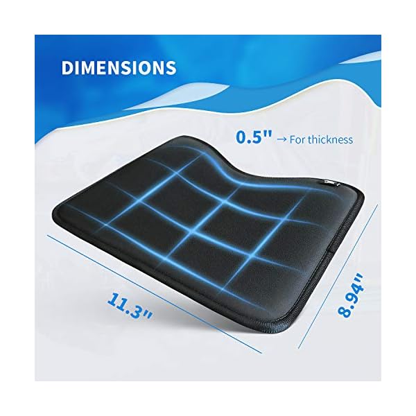 Hornet-Watersports-Rowing-Machine-Seat-Cushion-fits-Perfectly-Over-Concept-2-Rowing-Machine-by Rowing Machine Seat Cushion fits perfectly over Concept 2 Rower - Rower Seat Cushion Compatible with Hydrow, Concept2…