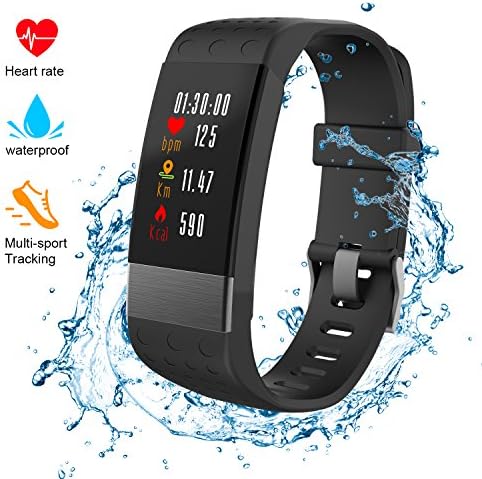 NickSea Fitness Tracker, Heart Rate Monitor Color Screen Smart Watch with Sleep Monitor, Step Counter, Message Reminder, IP67 Waterproof Activity Tracker for Android＆iOS Smart Phone