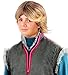 Shaggy Blonde Surfer Costume Wig 70s Shag Surfer Dude 1970s Men's Disco Wig Costume Accessory - One Size