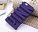 iPhone 6 PLUS Case, JEPN 3D PINK big letters Silicone Case for the Apple iPhone 6 PLUS Purple