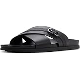 ALDO mens Mendel Leather Cross-strap Sandal