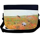 Rikki KnightTM Mary Cassatt Art Poppy in the Field Neoprene Laptop Sleeve Bag