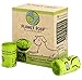 PLANET POOP - Compostable Biodegradable Dog Poop Bags Unscented - Cornstarch Earth Friendly - Highest Rated ASTM D6400 - Large with Handles, 240 Durable Leak Proof Pet Waste Bags - Supports Dog Rescue