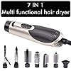 7-in-1 Hair Dryer Brush Set and Volumizer, Detachable Hair Dryer Styler, One-Step Hot Air Brush for Straightening…