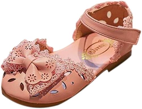Amazon Smile キッズサンダル 子供靴 ベビーシューズ女の子 可愛い リボン付き マジックテープ 柔らかい ガールズ 幼児 夏 小学生 ベビーシューズ