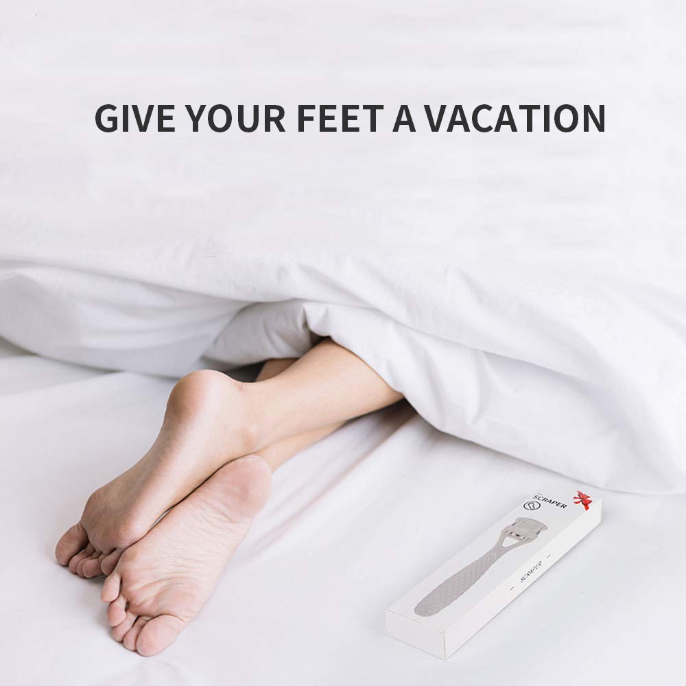 Professional Shaver Hard Skin Remover Scraper Foot Callus Cuticle Rasp Cutter Foot Care Pedicure Kit Washable Durable 2 in 1 : Beauty