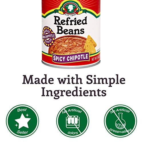 La Preferida Refried Beans, Spicy Chipotle, 16 oz (Pack 6) Pricepulse
