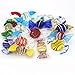 Carrep 15Pcs Vintage Glass Sweets Candy Ornament for Home Party Wedding Christmas Festival Decorations Gift