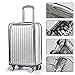 PVC Luggage Protector Cover Clear Suitcase Cover Protector Fit Most 20'' to 30'' Luggage