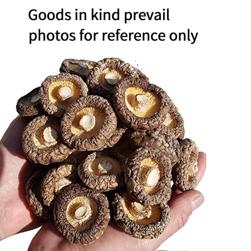 Yan Hou Tang Dried Shiitake Mushrooms Premium New Mycological Dehydrated Mushrooms for Cooking Rehydrate Quickly Soft Texture Fresh Flavor Stemless Natural Grown Mushroom 30-40 mm 8 oz 225gram