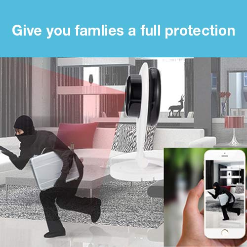 TENVIS Wireless IP Camera - Indoor Security Camera with Night Vision, Two-Way Audio, Motion Detection, Instant Alert, Home Surveillance System with SD Card Slot, 720P for Baby/Pet/Nanny Monitor - Thumbnail 4