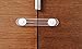 Cabinet Locks & Drawer Safety Latches by The Hamptons Baby | Use for Baby-proofing your cabinets, drawers, refrigerator or dishwasher | Adhesive installation, Tools Not Required | 4 Large clear straps
