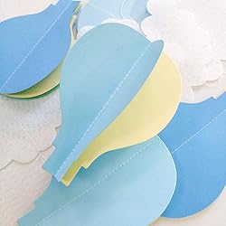 AZOWA Big Size Hot Air Balloon Decorations Blue