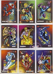 MARVEL UNIVERSE Super Heroes Series 3 1992 Impel Complete 200 Trading Card Set