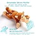 Youly Baby Pacifier，Monkey Pacifier Infant Toy Stuffed Animal Binky Soft Plush Toy with Detachable Silicone Baby Dummy for Newborn Boys & Girl