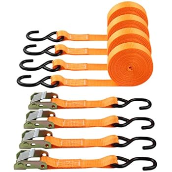 JCHL Tie-Down Cam Straps, Ratchet Tie Down Straps 1