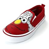 Elmo Boys Red Canvas Sneakers Shoes