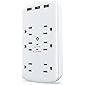 USB Outlet Extender, USB Wall Charger Surge Protector Wall Outlets 6AC Outlets Plug Extender Splitter with 3 USB Ports…