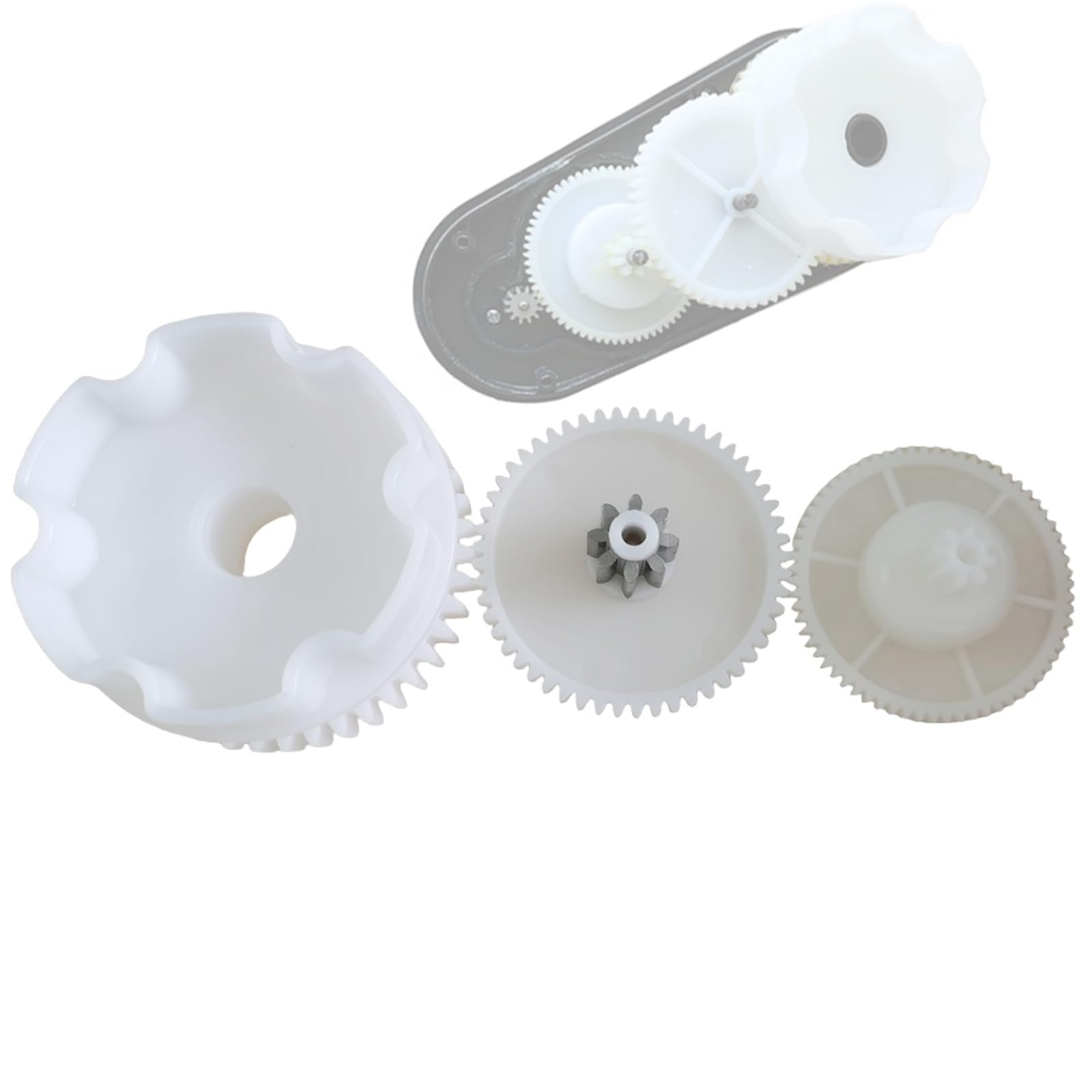 Photo 1 of LANYINDI Electric Car Plastic Gearbox Motor Gears,RS390 Gearbox Replacement Parts for Ride On Cars Gearbox Reduction Gear Accessories(RS390-B Full)