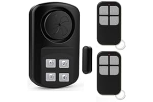 EverNary Door Gate Pool Alarm with Remote Control Wireless Weatherproof Outdoor Sensor Alarm for Inground Pool,Fence,Home,Kids Safety