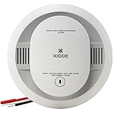 Kidde KN-COSM-IBA Hardwire Combination Smoke Carbon Monoxide Detector Battery Backup Voice Warning Interconnectable (2-Pack)