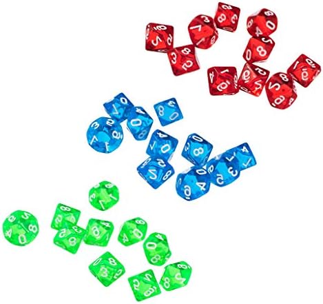 約30個 人気ブランド多数対象 アクリル 10面 ダイス Rpgゲーム用 Mtg