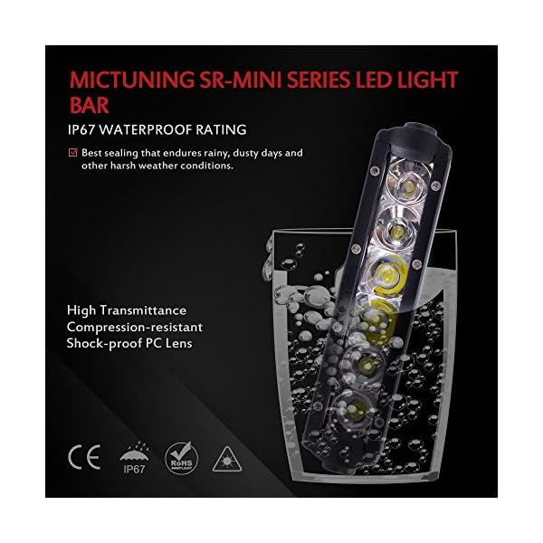 MICTUNING-SR-Mini-Series-8-30W-Single-Row-CREE-LED-Light-Bar-COMBO-Spot-Flood-2700lm-400m-Visibility