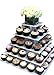 As Seen on Shark Tank Cupcake Stand - Dessert Stand, Tier Stand, Cupcake Stand-Hold Up to 100 Cupcakes-Catering Supplies for Buffet Display-Treat Stands for Dessert Table, Wedding Cake & Cupcake Stand