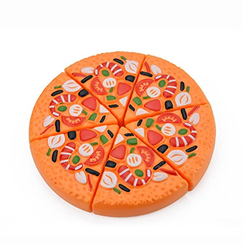 Matoen Childrens Kids Pizza Slices Toppings Pretend Dinner Kitchen Play Food Toy Gift (A)