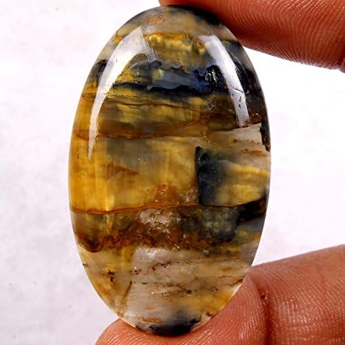 59 CT. NATURAL NUTRILITE JASPER OVAL CABOCHON 45X28 MM PENDANT SIZE GEMSTONES