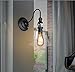 Lightess Clear Glass Sconces Farmhouse Wall Lighting Edison Bell Wall Lamp Shade for Farmhouse Kitchen, CYA100