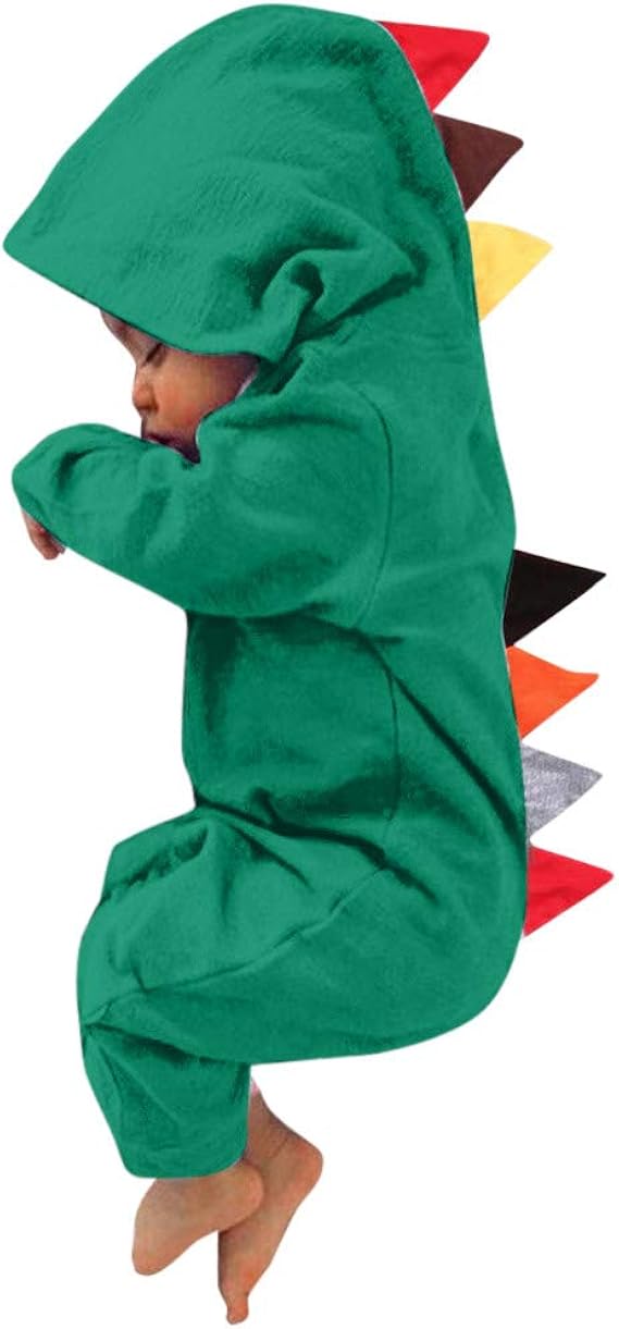 Amazon Co Jp Cousannory ベビー服 ロンパース かわいい 長袖 恐竜 模様 フード付き カバーオール ふわふわ 赤ちゃん ジャンプスーツ ボディースーツ 着替え便利 秋冬 新生児 歩行服 出産祝い 普段着 部屋着 プレゼント ギフト 服 ファッション小物