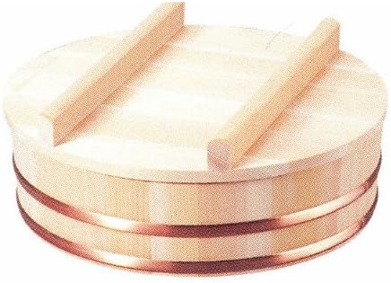 Koyanagi industry domestic sushi rice table with a lid (Kiso Sawara material) diameter 42cm (about 1.5 bushel) 60017