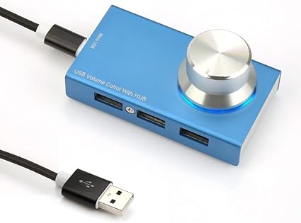 Amazon Carperipher Usbボリュームコントロール 3ポートusbボリュームコントローラーノブ Pcコンピュータスピーカー用 オーディオサポート Win7 8 10 Xp Mac Vistaandroid対応 ワンキーミュート機能付き 家電 カメラ