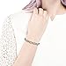Glamorousky Wavy Bangle with Silver Austrian Element Crystals