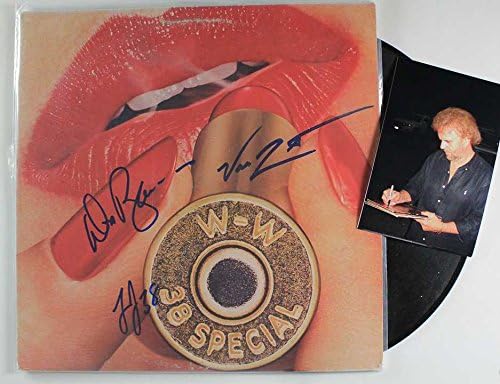 38 Special Band Signed Autographed Rockin Into The Night Record