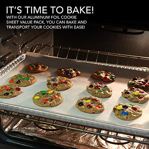 5 Aluminum+Cookie+Sheet+Baking+Disposable