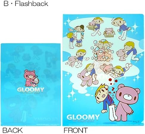 Amazon いたずらぐまのグルーミー クリアファイル キャラクターグッズ 文房具 通販 B Flashback おもちゃ おもちゃ