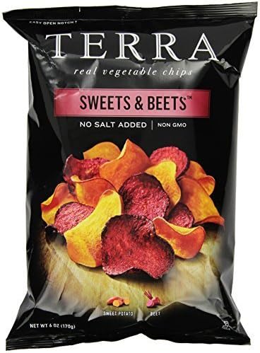 Terra Sweets & Beets Chips, 6 Ounce Bags (Pack of 12) by Terra [Foods]